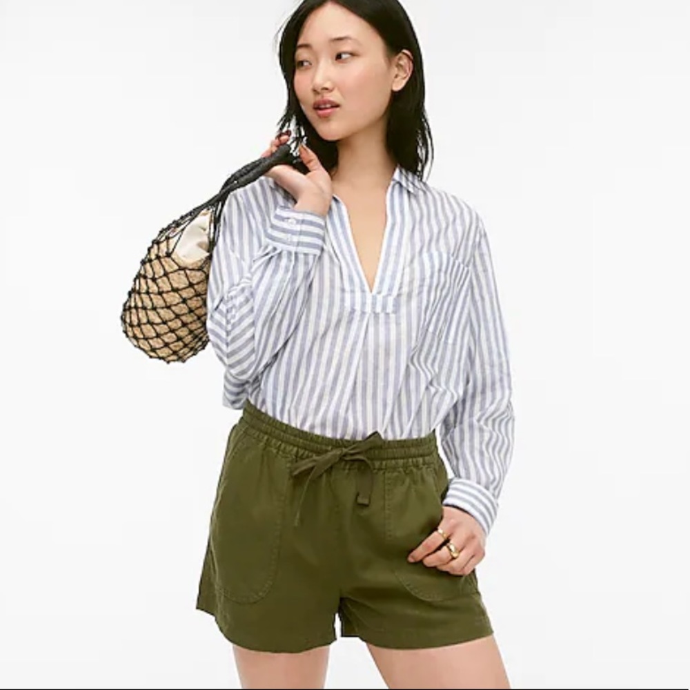 🌿J.Crew Seaside Linen Shorts